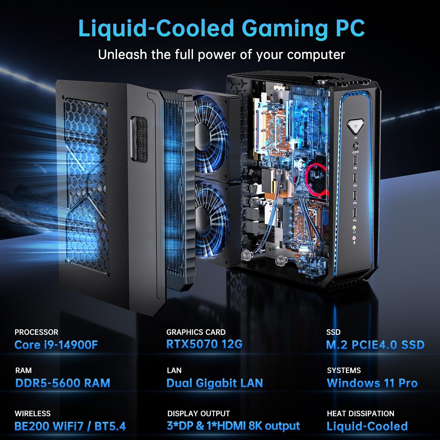 Mini PC Msecore z chłodzeniem  – Desktop Gaming Gpu 32Gb recenzja i cena