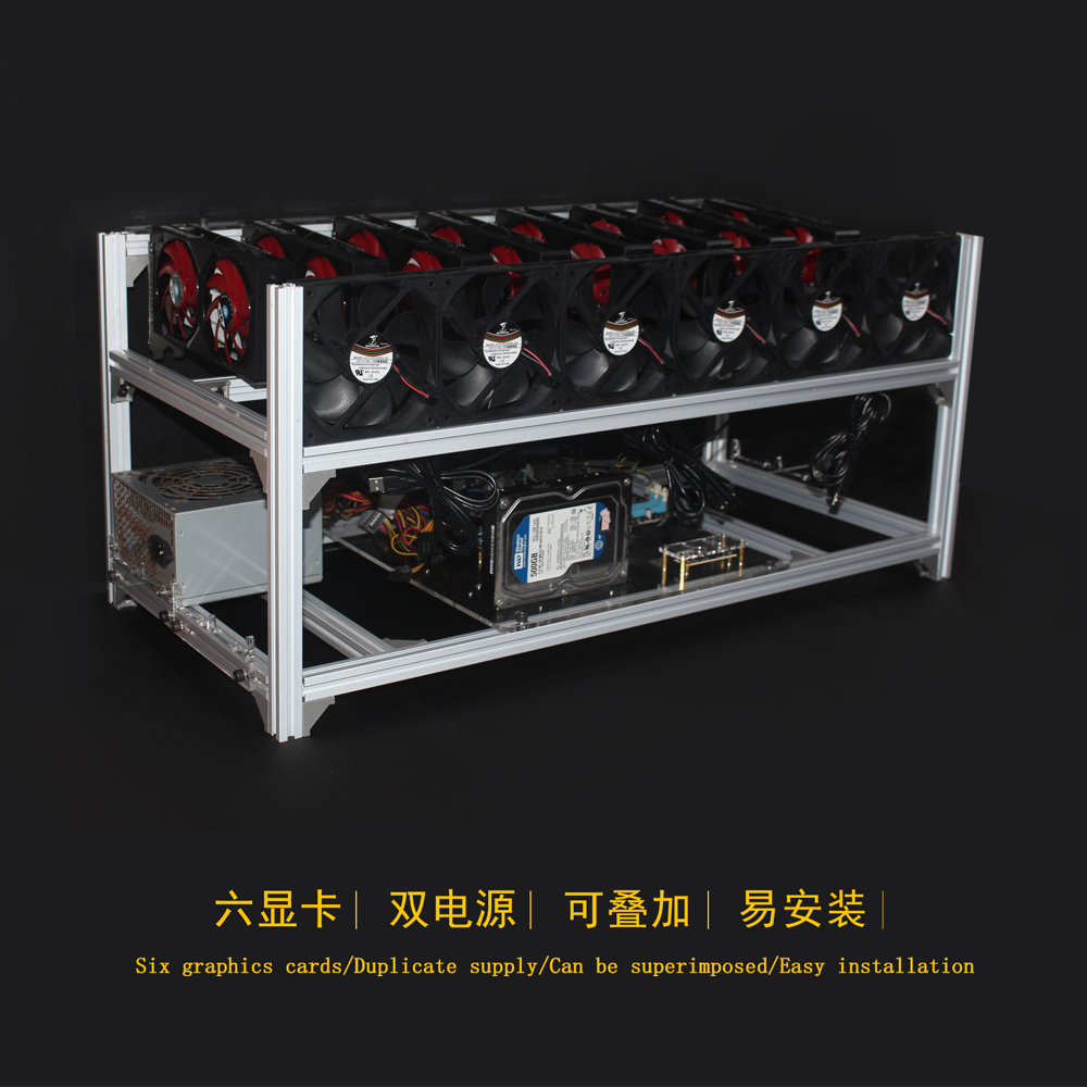 6 8 12 19 GPU Miner Mining Rig – Gpu Mining Rig Frame 8 Gpu recenzja i cena