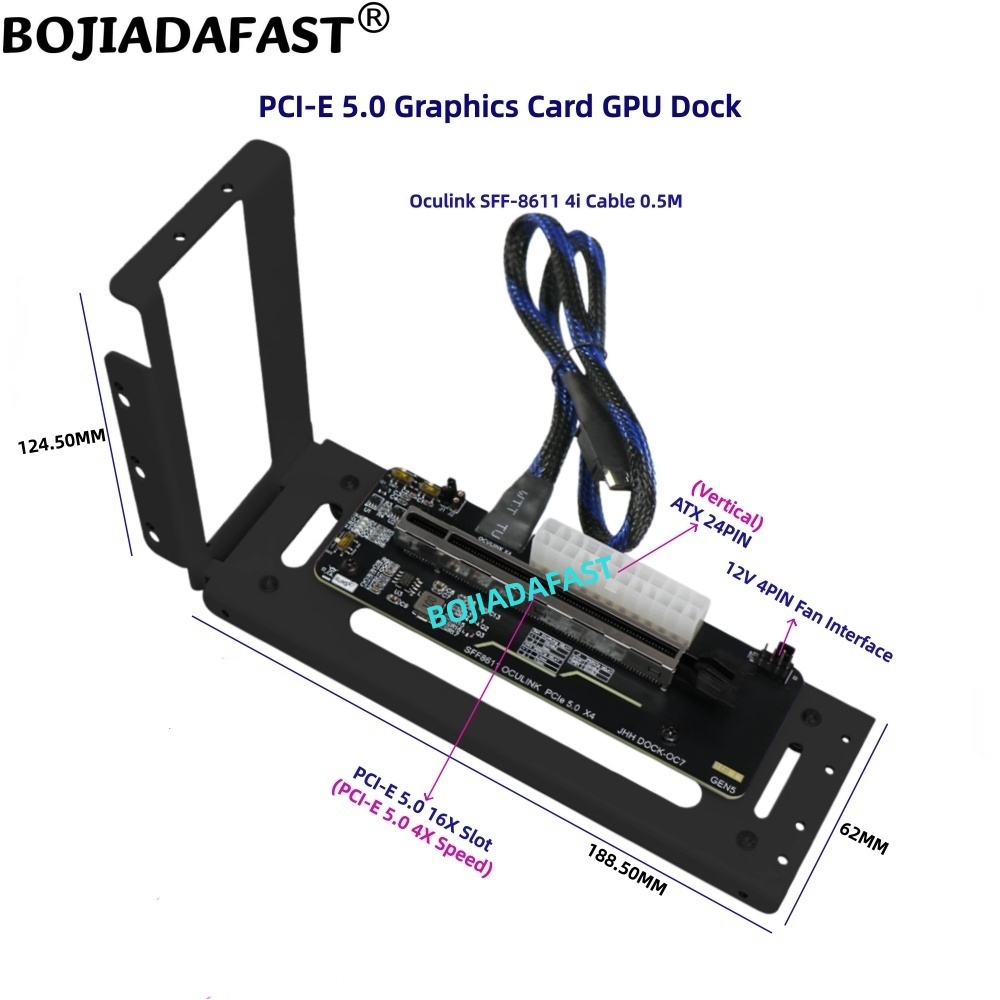 Karta adaptera PCI-E 5.0 16X G – Pcie 5.0 Gpu Riser Cable recenzja i cena